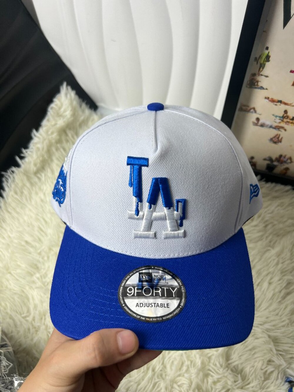 Classic Letter Graphic Hat Vintage Snapback Cap Two Tone Baseball Hat Casual Eve